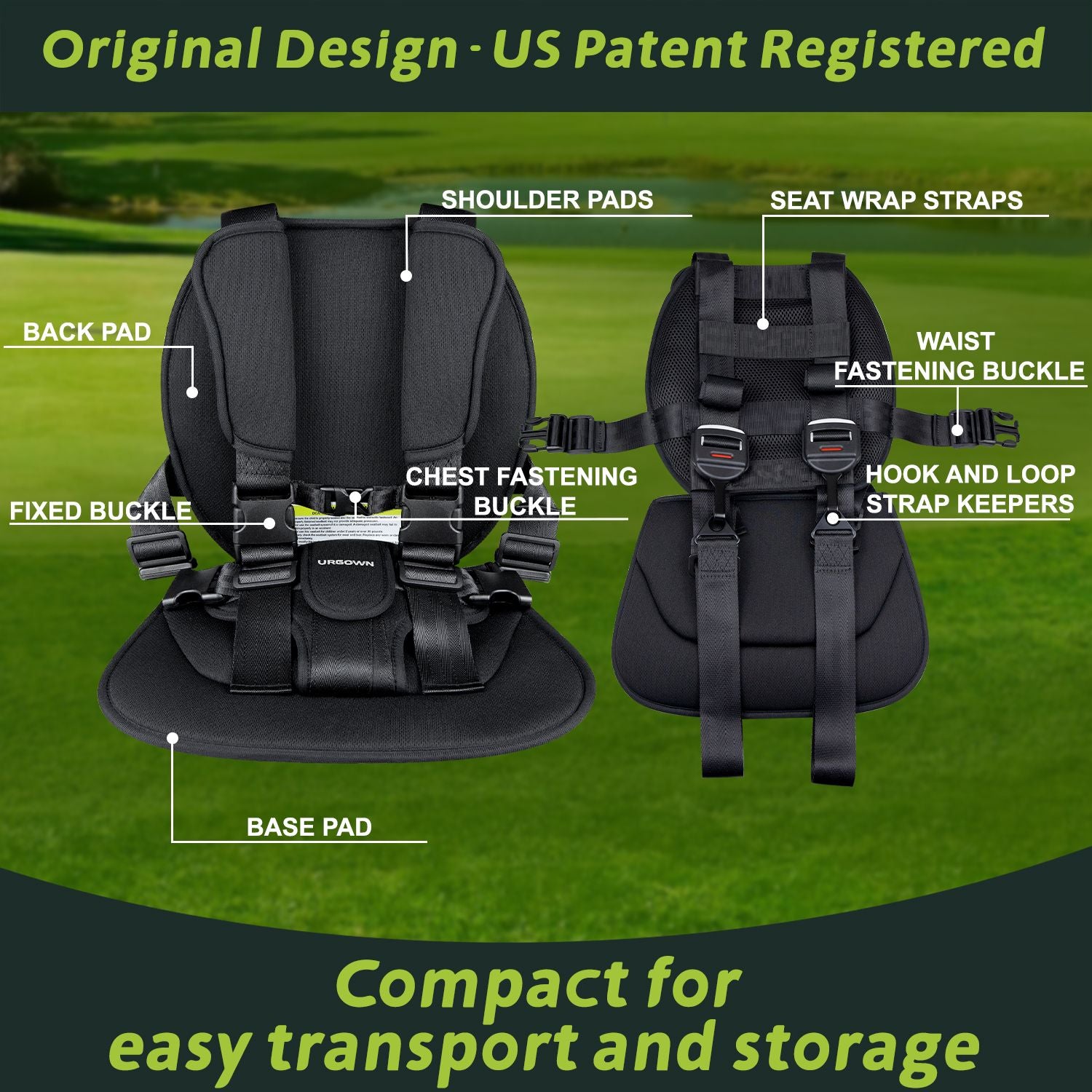 Urgown Kids Golf Cart Safety Seat