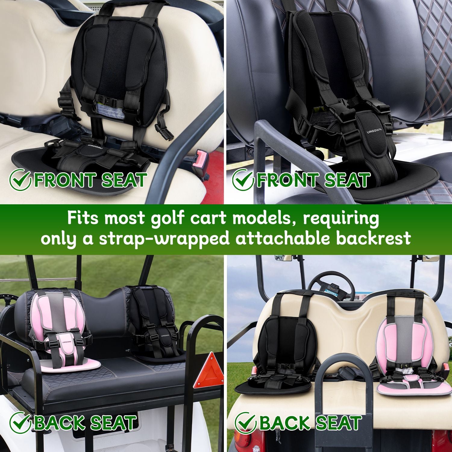 Urgown Kids Golf Cart Safety Seat