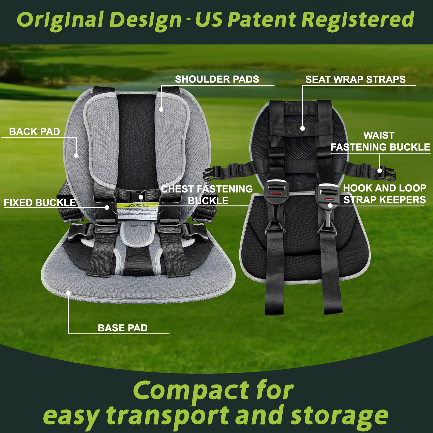 Urgown Kids Golf Cart Safety Seat