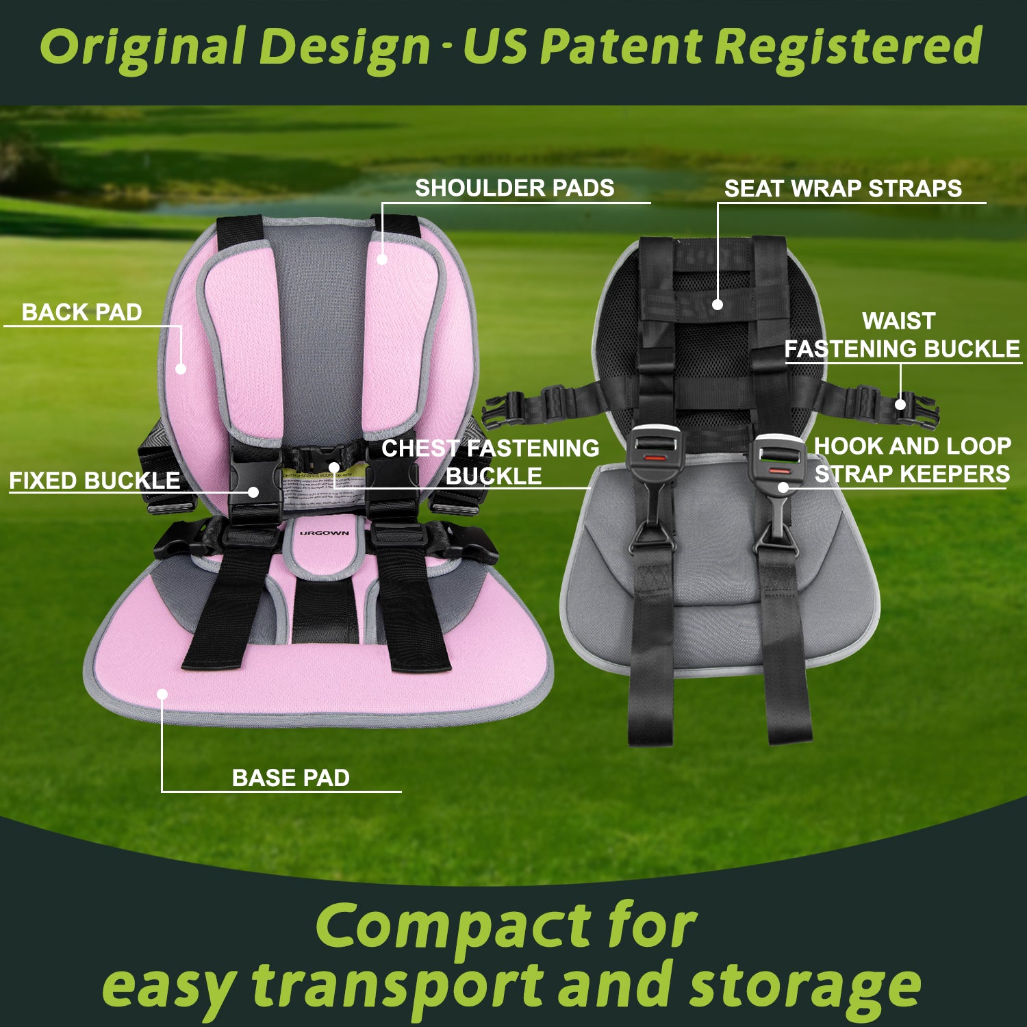 Urgown Kids Golf Cart Safety Seat