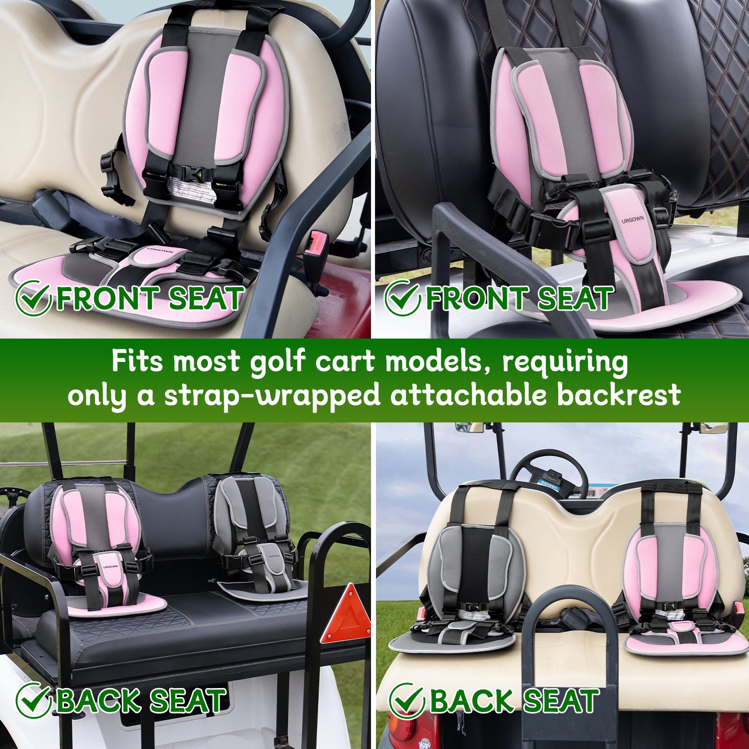Urgown Kids Golf Cart Safety Seat